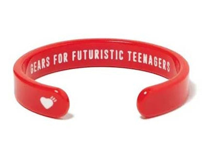 Human Made Acrylic #2 Thick Bangle Red