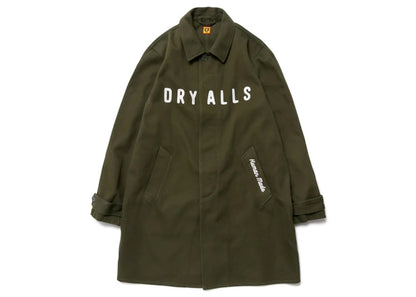 Human Made Balmacan Coat Olive Drab