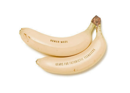 Human Made Banana Replica and Stand Set Yellow