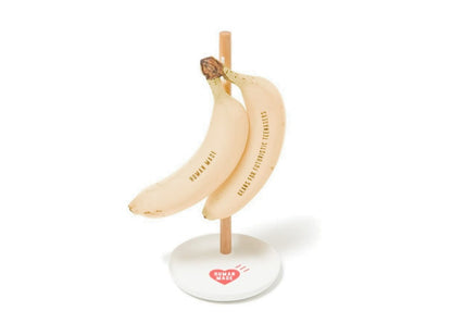 Human Made Banana Replica and Stand Set Yellow