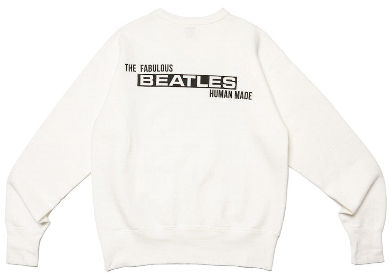 Human Made Beatles Tsuuriami Sweatshirt White