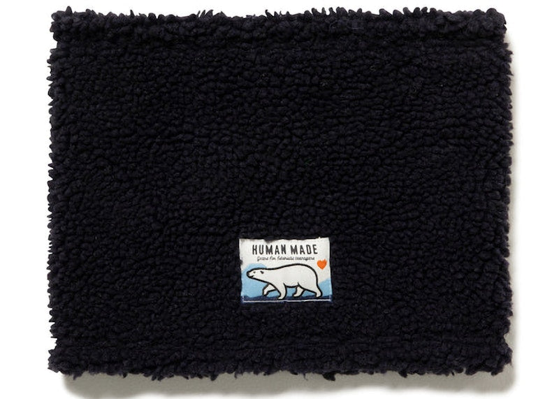 Human Made Boa Fleece Neck Warmer Navy