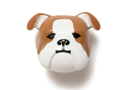 Human Made Bulldog Hariko Figure White Brown