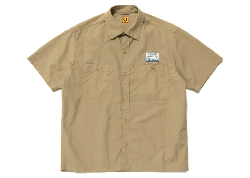 Human Made Camping S/S Shirt Beige