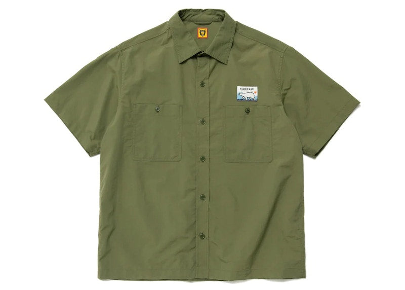 Human Made Camping S/S Shirt Olivedrab