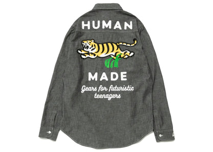 Human Made Chambray Shirt Black