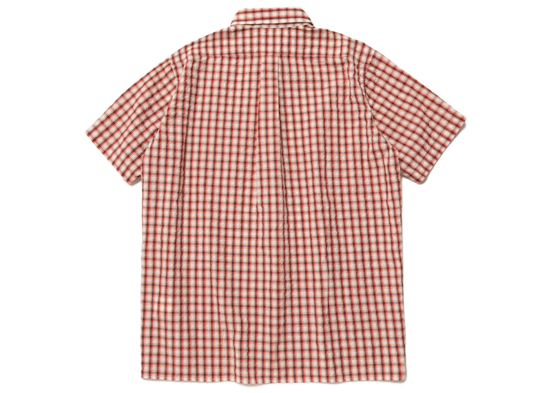 Human Made Checked BD S/S Shirt Red
