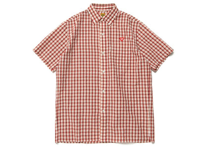 Human Made Checked BD S/S Shirt Red