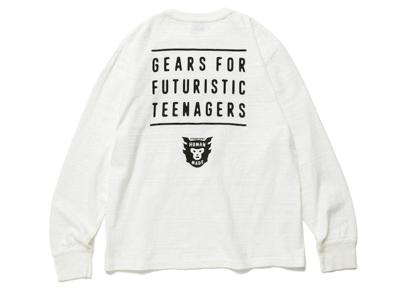 Human Made Classic L/S T-Shirt White