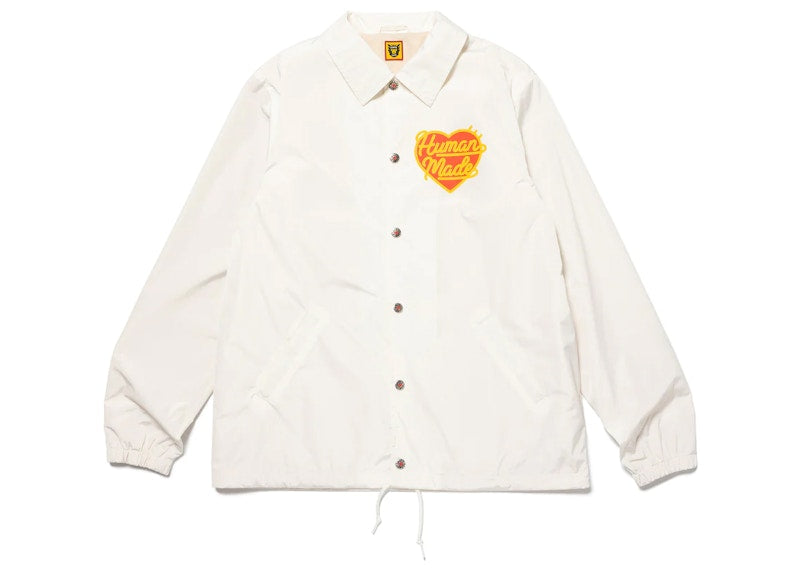 Human Made Coach Jacket White