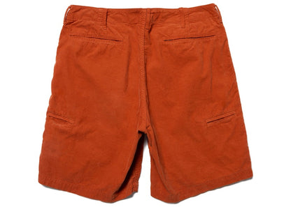 Human Made Corduroy Shorts Orange