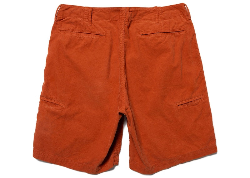 Human Made Corduroy Shorts Orange
