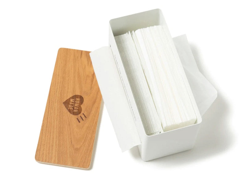 Human Made Double Side Tissue Case White