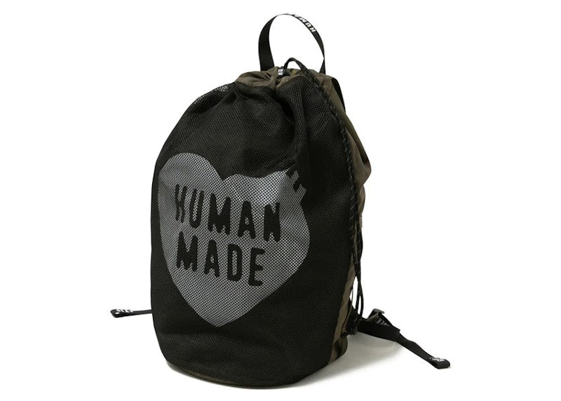 Human Made Drawstring Backpack Olivedrab