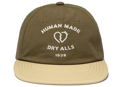 Human Made Dry Alls 5 Panel Rip Stop Cap Olive Drab