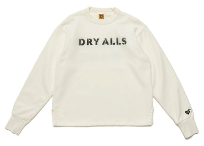 Human Made Dry Alls Military Sweatshirt White