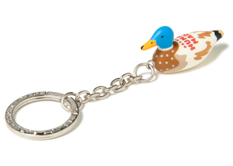 Human Made Duck Keyring Blue