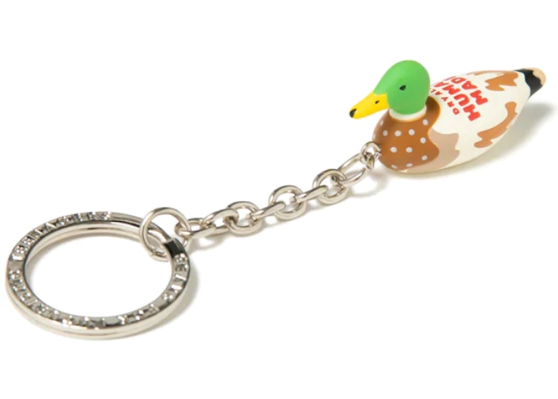 Human Made Duck Keyring Green