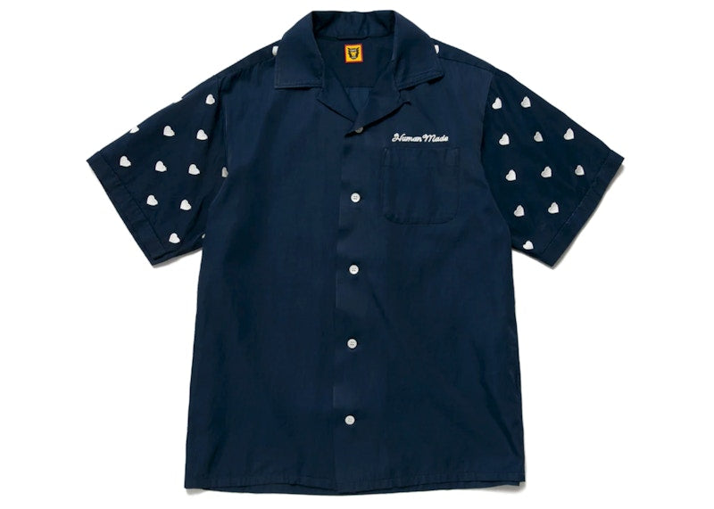 Human Made Embroidery S/S Shirt Navy