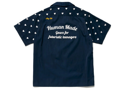 Human Made Embroidery S/S Shirt Navy