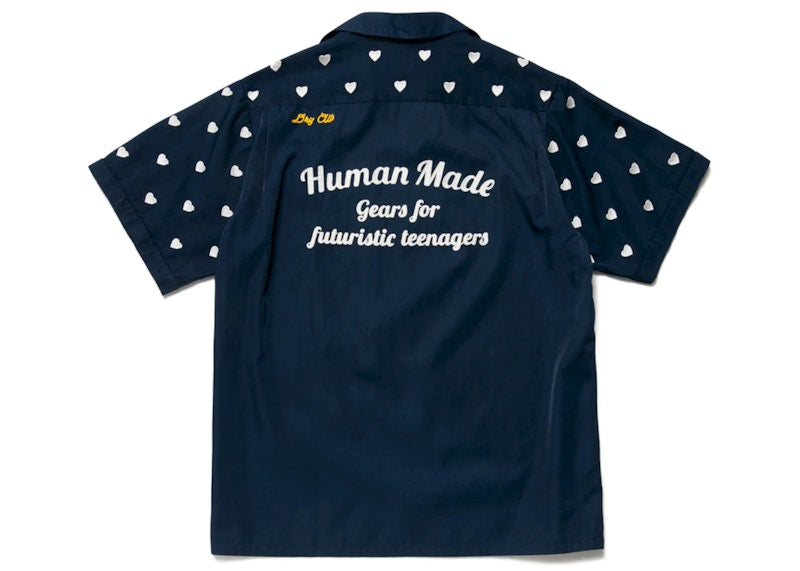 Human Made Embroidery S/S Shirt Navy