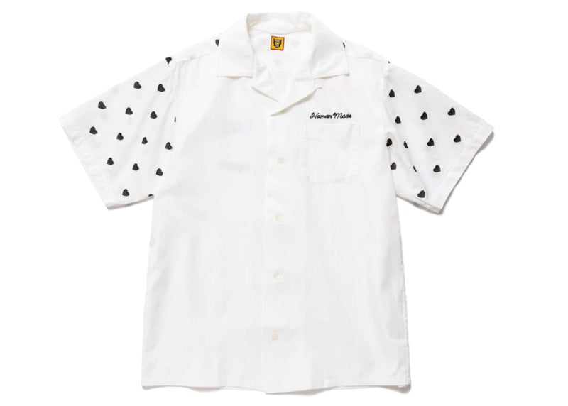 Human Made Embroidery S/S Shirt White