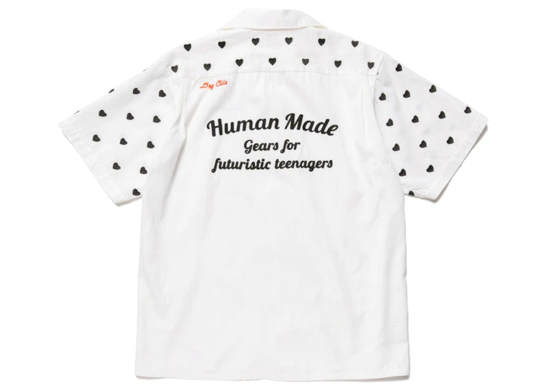 Human Made Embroidery S/S Shirt White
