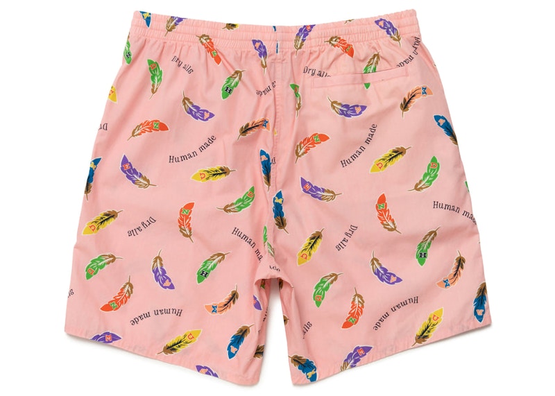 Human Made Feather Shorts Pink