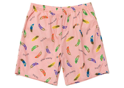 Human Made Feather Shorts Pink