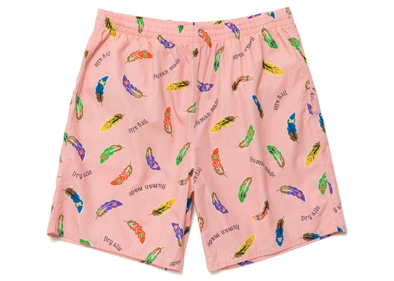 Human Made Feather Shorts Pink