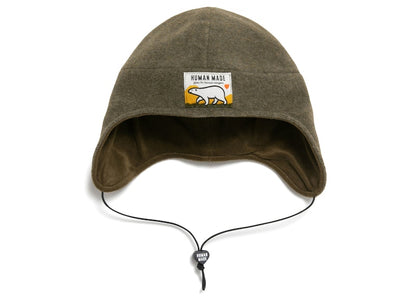 Human Made Fleece Earflap Hat Olive Drab