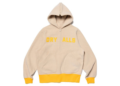 Human Made Fleece Half-Zip Hoodie Beige