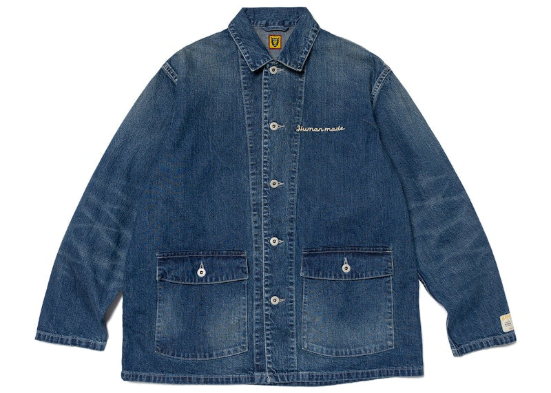 Human Made Future Past Denim Coverall Jacket Indigo