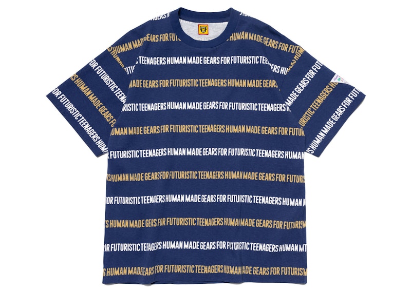 Human Made HM Striped T-Shirt Navy