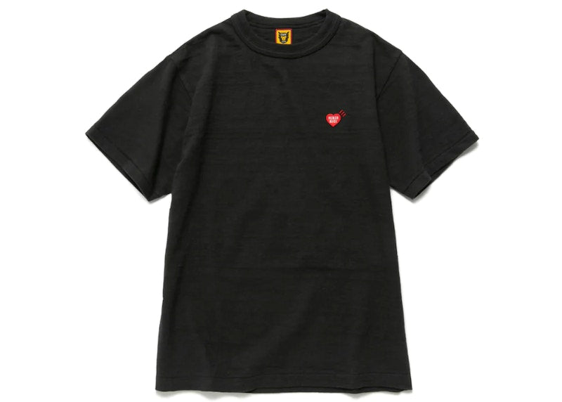 Human Made Heart Badge T-Shirt Black Red