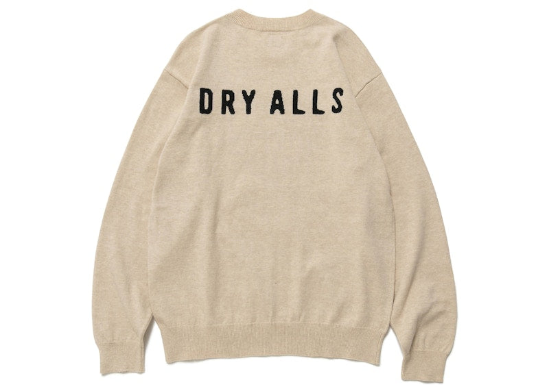 Human Made Heart L/S Knit Sweater Beige