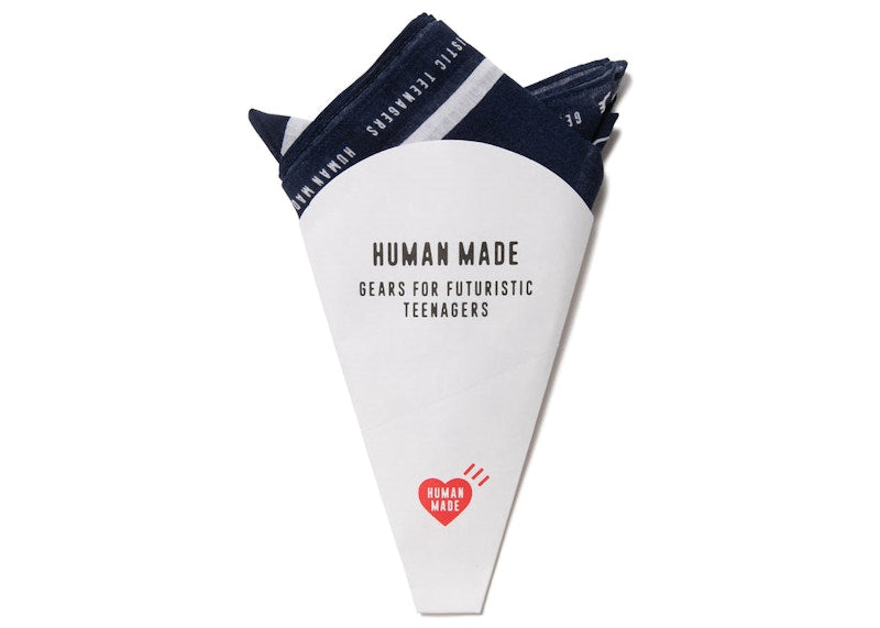 Human Made Heart Logo Bandana Navy