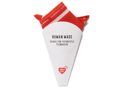 Human Made Heart Logo Bandana Red