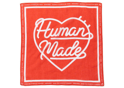 Human Made Heart Logo Bandana Red