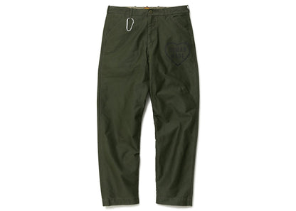 Human Made Heart Logo Chino Pants Olive Drab