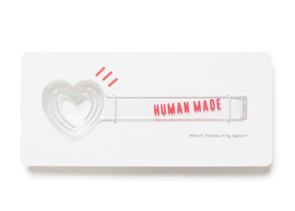 Human Made Heart Measuring Spoon Clear