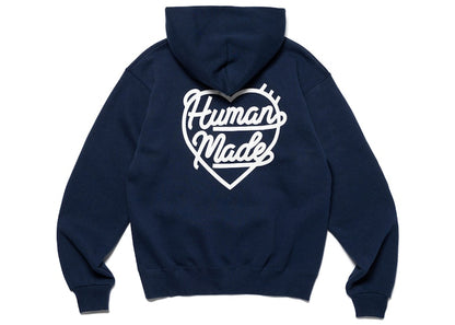 Human Made Heart Zip-Up Sweat Hoodie (FW22) Navy