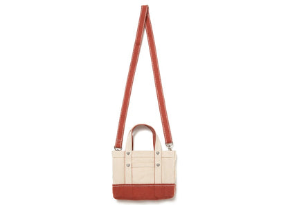 Human Made Heavy Canvas Mini Shoulder Tote Bag Orange
