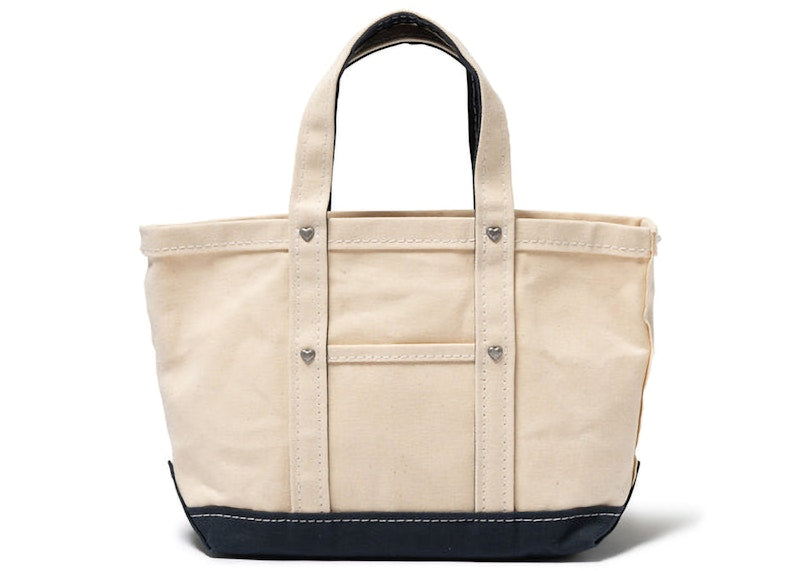 Human Made Heavy Canvas Small Tote Bag Navy