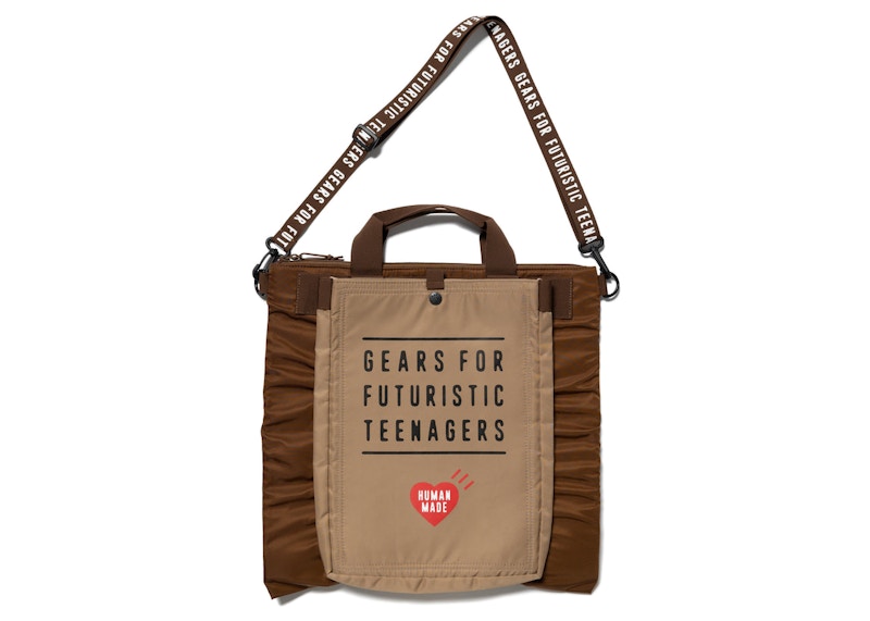 Human Made Helmet Bag Brown