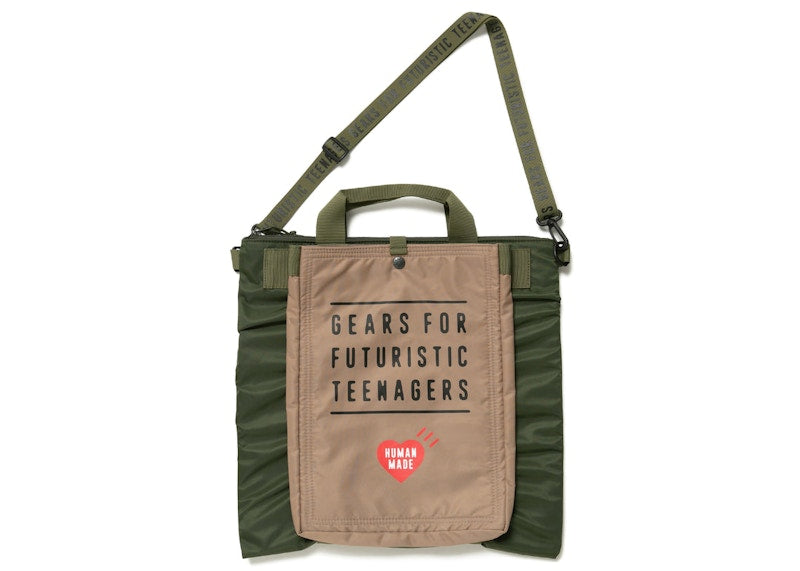 Human Made Helmet Bag Olive Drab Khaki