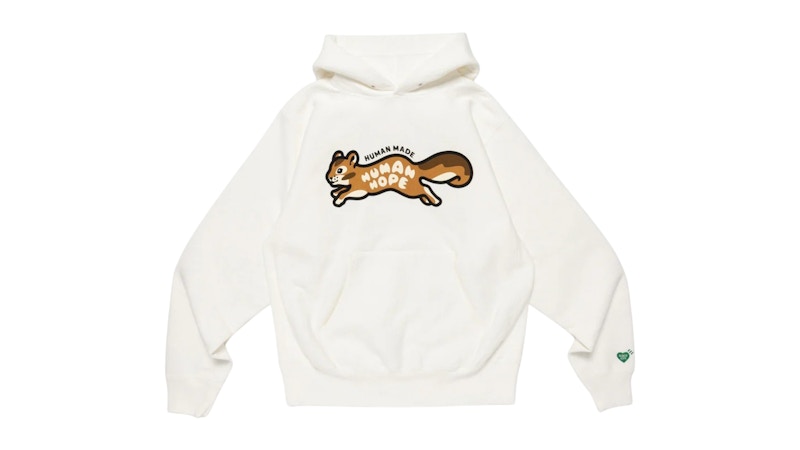 Human Made Human Hope Heavyweight Hoodie White
