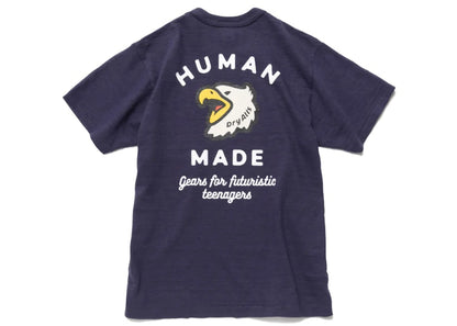 Human Made Human Logo #1 Pocket T-Shirt Navy
