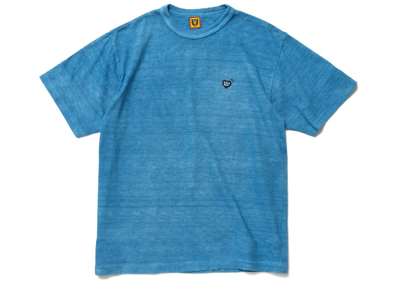 Human Made Indigo Heart Badge T-Shirt Indigo Blue