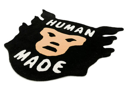 Human Made Large Face Rug Black